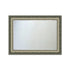 Swirl Ornate Wall Mirror Silver
